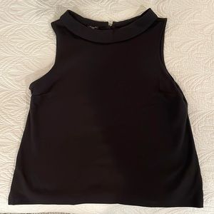Woman’s black sleeveless top from Talbots petite XL